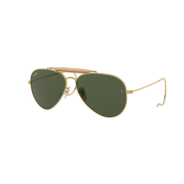 Gafas Unisex Ray-Ban Aviador 58mm Outdoorsman I RB3030-L0216