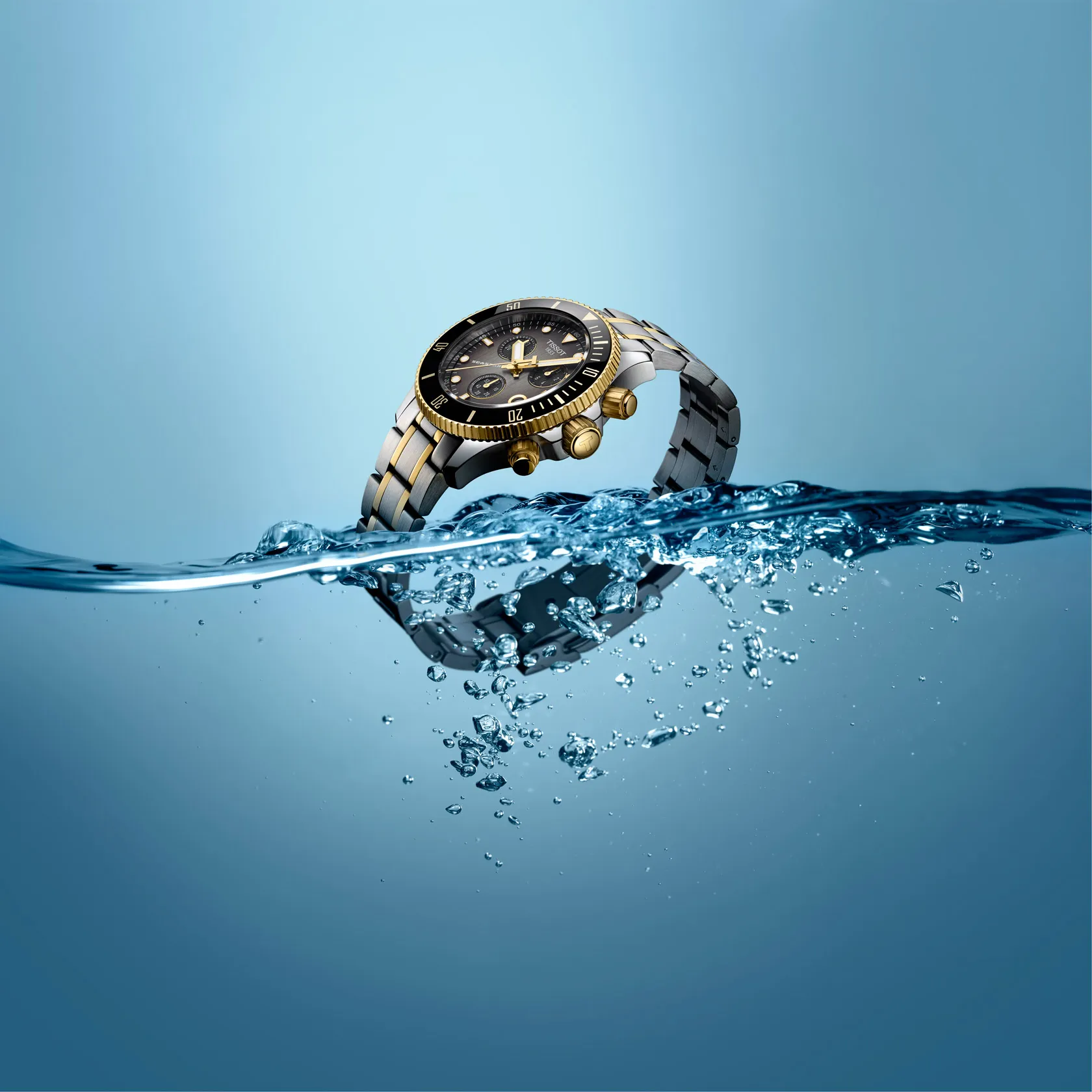 Reloj MUJER TISSOT SEASTAR 1000 QUARTZ CHRONOGRAPH 38MM T120.217.22.061.00