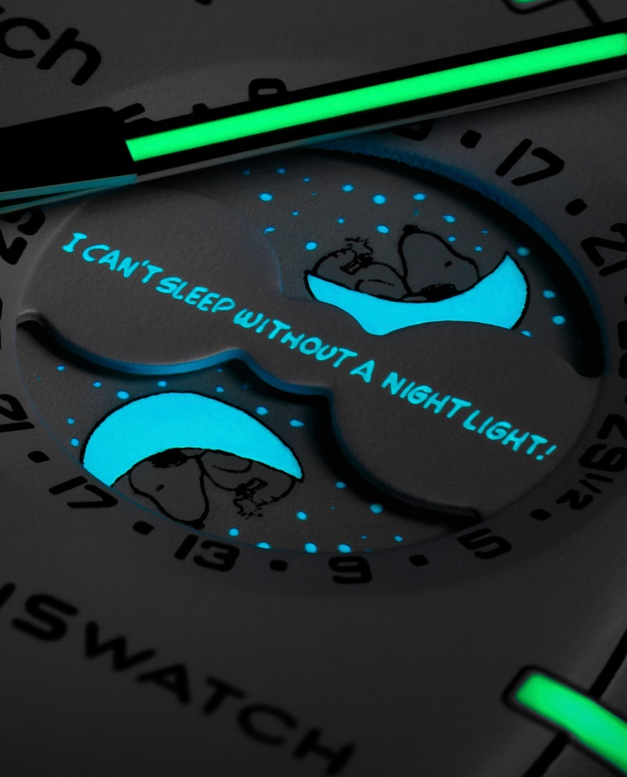 RELOJ OMEGA X SWATCH MOONSWATCH SNOOPY BIOCERÁMICA