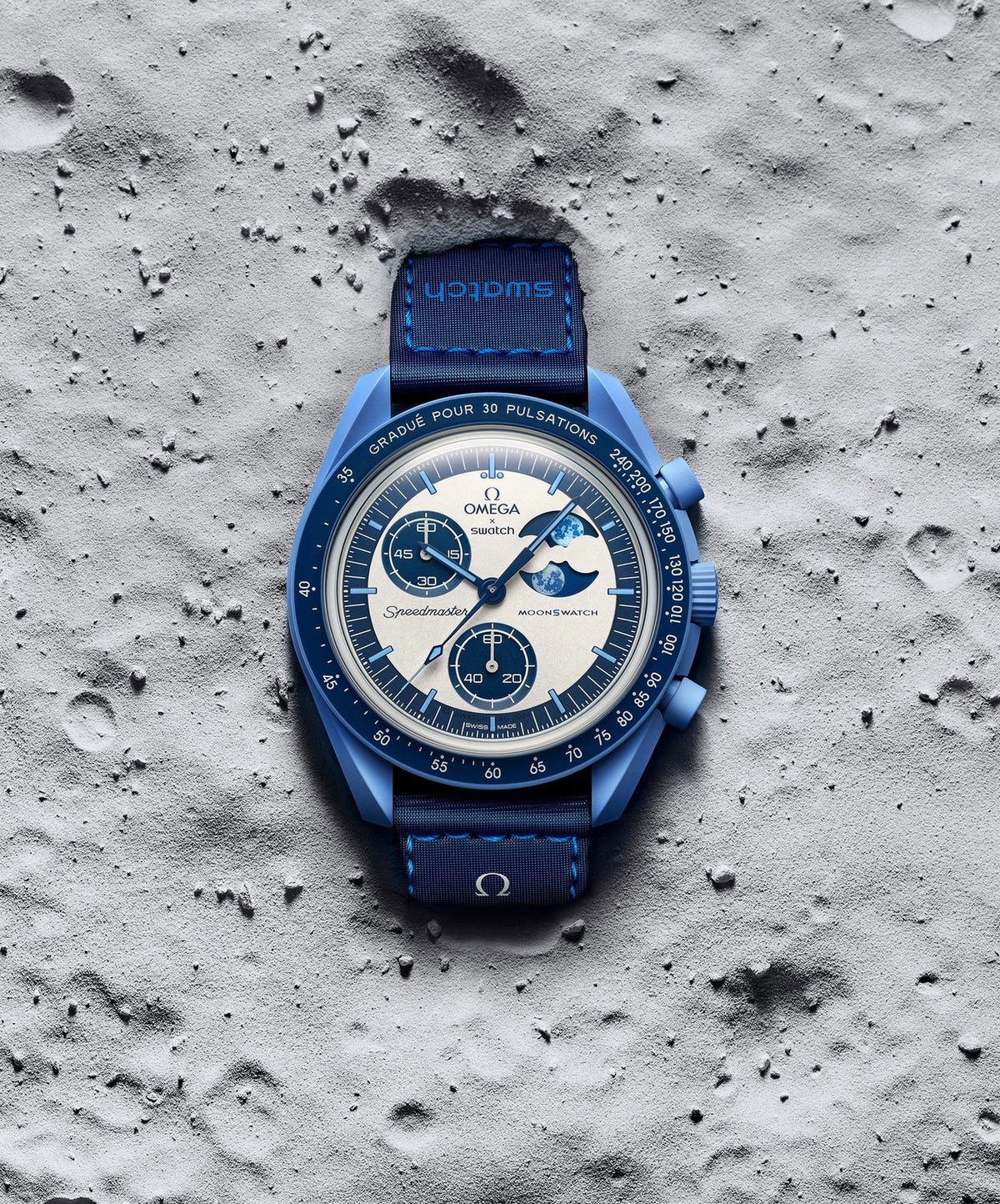 Reloj Unisex Omega x Swatch MISSION TO THE SUPER BLUE MOONPHASE