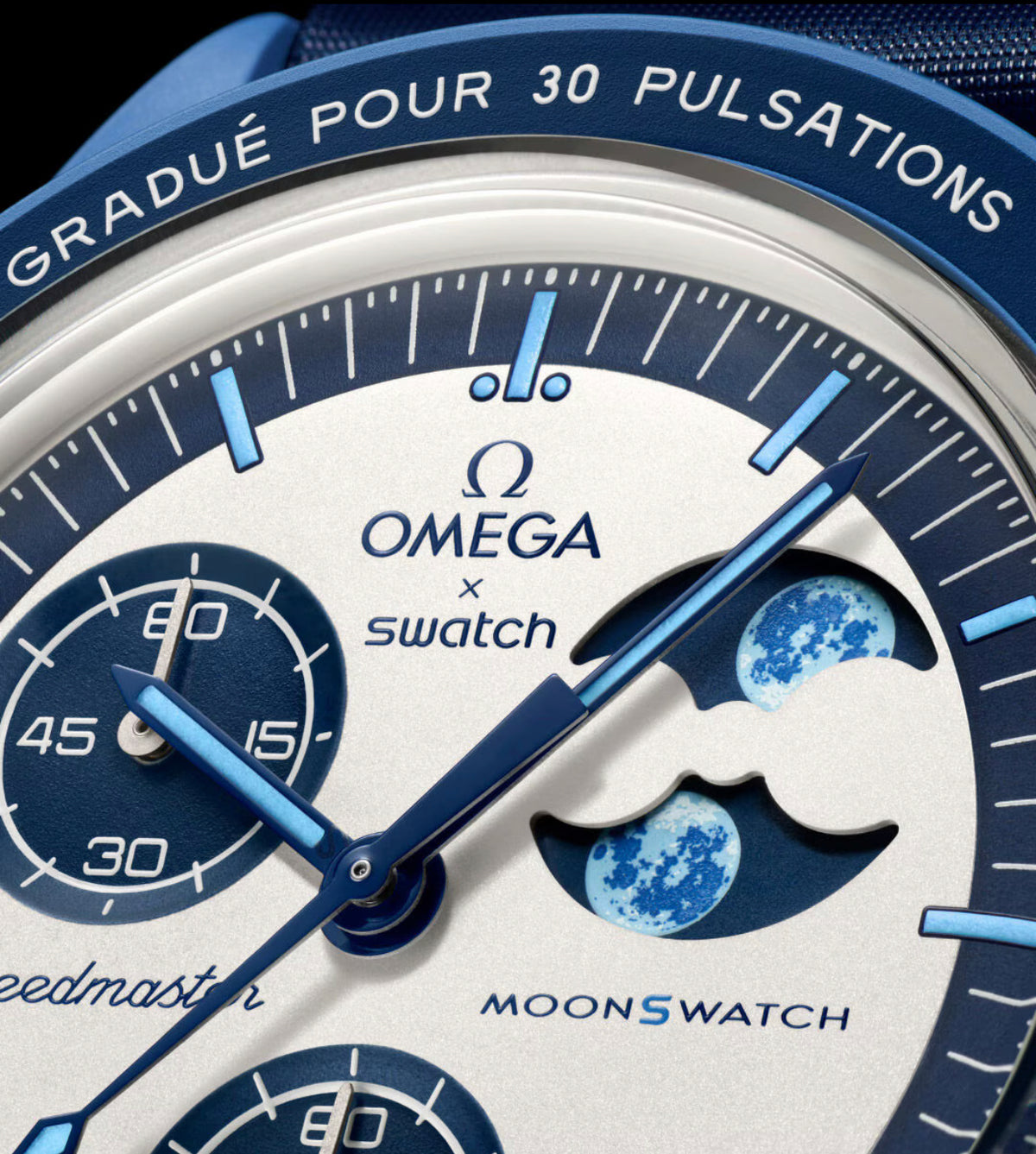 Reloj Unisex Omega x Swatch MISSION TO THE SUPER BLUE MOONPHASE