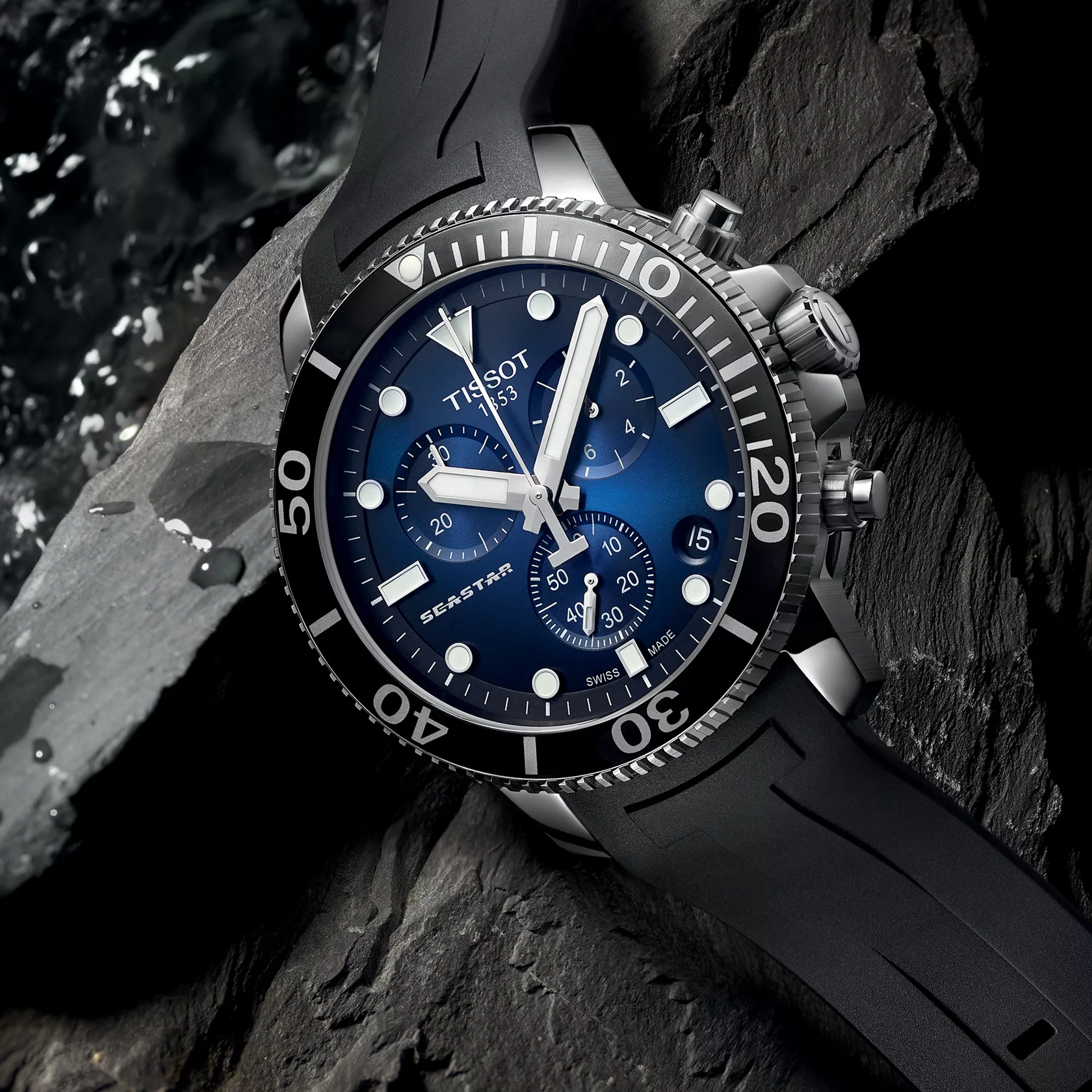Reloj Hombre Tissot SEASTAR 1000 Cronógrafo T120.417.17.041.00