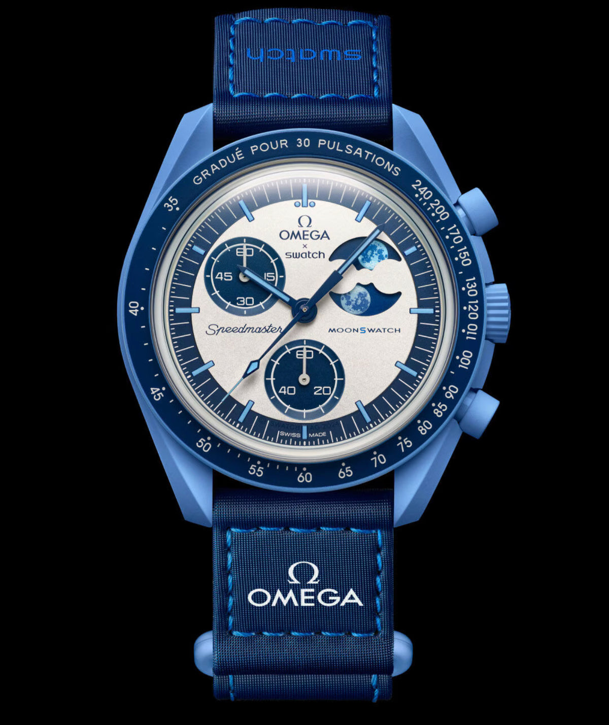 Reloj Unisex Omega x Swatch MISSION TO THE SUPER BLUE MOONPHASE