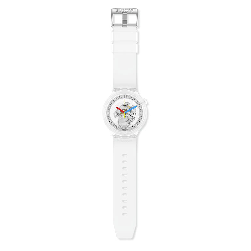 Reloj Unisex Swatch Clearly Bold SB01K100