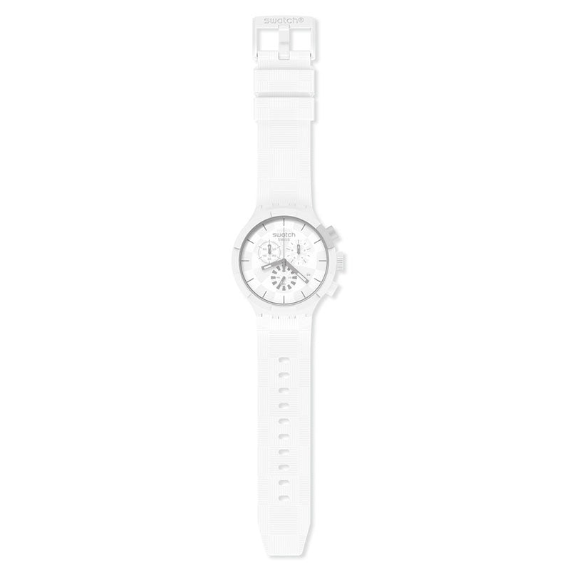 Reloj Unisex  Swatch Chequered White SB02W400