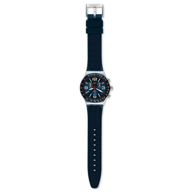 Reloj Hombre Swatch Blue Grid YVS454